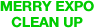 MERRY EXPO CLEAN UP
